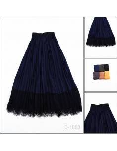 Rok Panjang/Long Skirt Plisket Rendra Hanan All Size