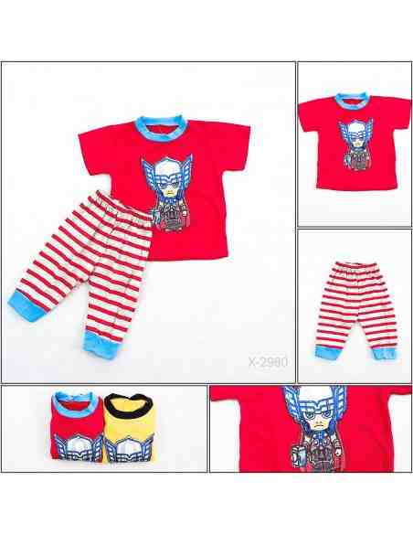 Setelan Kaos Anak Cowok Lengan Pendek All Size