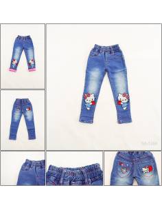 Celana Panjang Jeans Anak Cewek Pinky 4