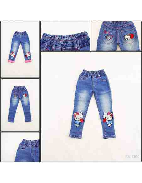 Celana Panjang Jeans Anak Cewek Pinky 18
