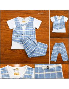 Setelan Kaos Anak Cowok Lengan Pendek 20