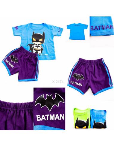 Setelan Kaos Anak Cowok Lengan Pendek Chocolate All Size
