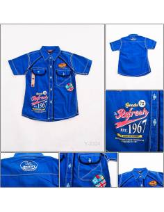 Kemeja Anak Cowok Lengan Pendek HK 4-6