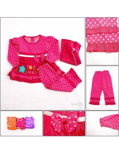 Busana Muslim/Dress Muslim Anak Cewek Anissa M-L