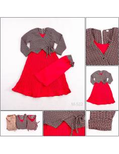 Busana Muslim/Dress Muslim Anak Cewek Maudy S-L