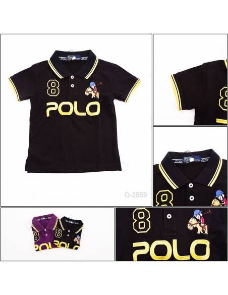 Kaos Kerah Anak Cowok Lengan Pendek Polo 18