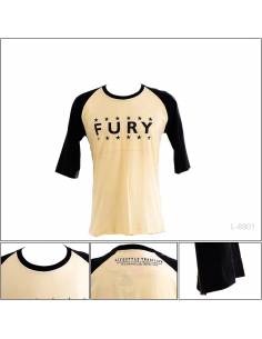 Kaos Oblong Cowok Reglan Regular Lengan 3/4 Maxmillian M