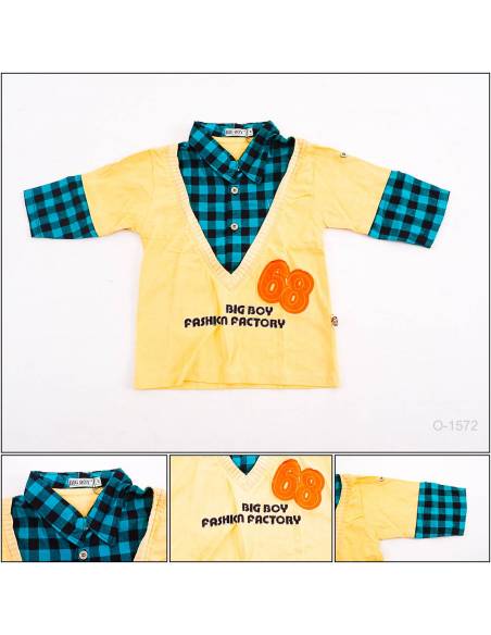 Kaos Kerah Anak Cowok Lengan Pendek BigBoy 4-8