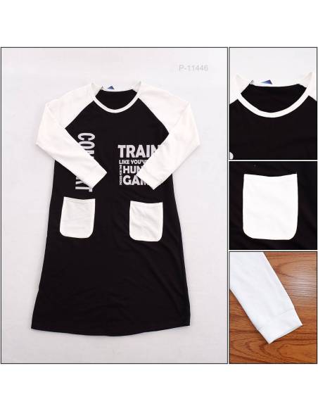Kaos Panjang Cewek Reglan Lengan Panjang All Size