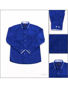 Kemeja Formal Cowok Regular Lengan Panjang Carloff 15-16,5