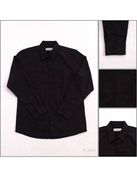 Kemeja Formal Cowok Regular Lengan Panjang Hanspeter L-XL