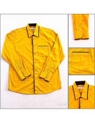 Kemeja Formal Cowok Regular Lengan Panjang Hanspeter L-XL