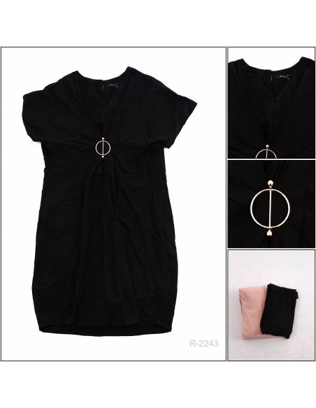 Dress Cewek Lengan Pendek All Size Lindy