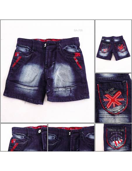 Celana Pendek Jeans Anak Cewek Beauty 14-16