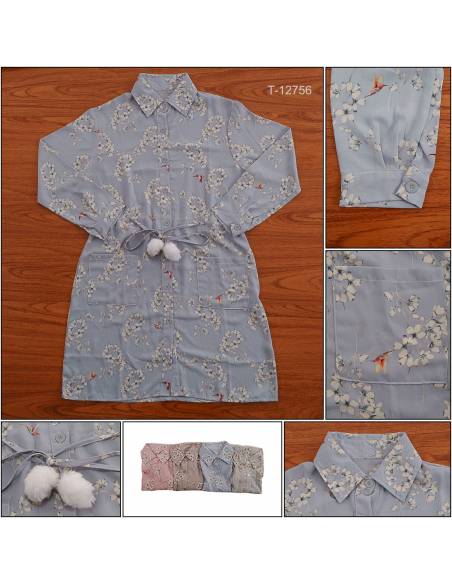 Tunik Cewek Lengan Panjang Mikka All Size