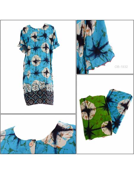 Daster Jumbo Lengan Wiru Pendek Marisa L