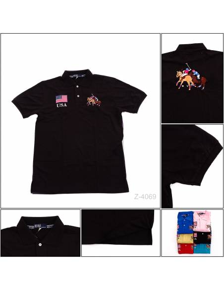 Kaos Kerah Cowok Lengan Pendek Polo Country M-XL
