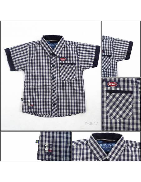 Kemeja Anak Cowok Lengan Pendek Topten 4-5