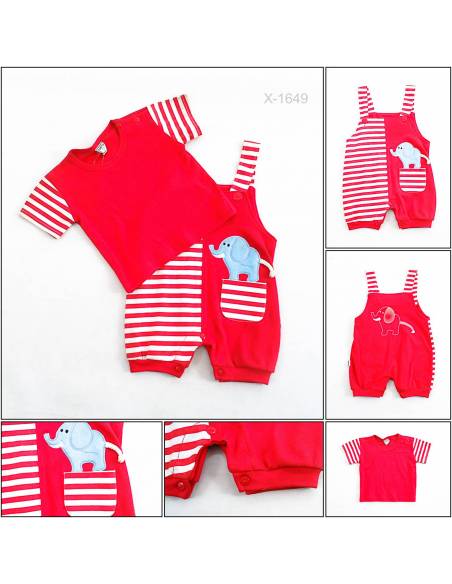 Setelan Kaos Anak Cowok Lengan Pendek Tomtom All Size