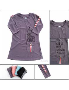 Atasan Tunik Cewek Lengan 7/8 Mizzle All size