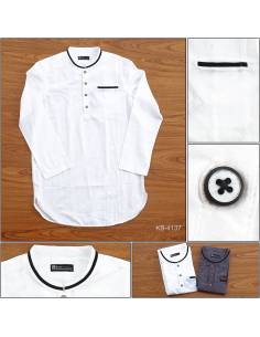 Kemeja Muslim Cowok Lengan Panjang Buzz L-XL