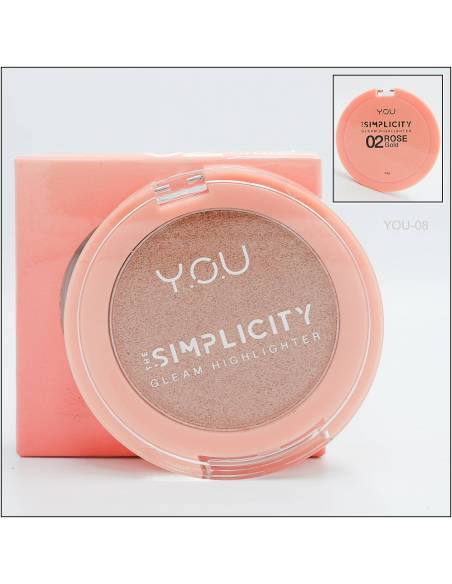 Simplicity Gleam Highlighter 02 Rose Gold YOU