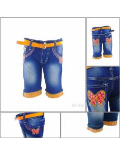 Celana Pendek Jeans Anak Cewek Pinky 8-12