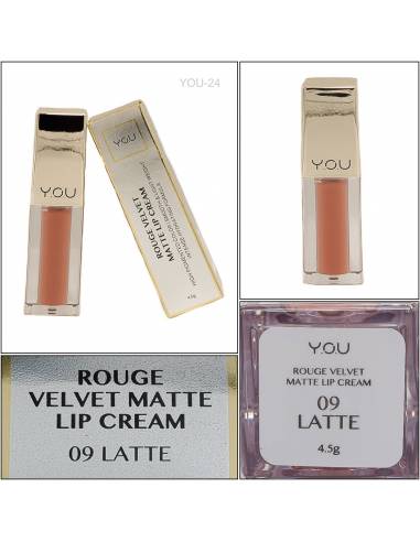 Rouge Velvet Matte Lip Cream 09 Latte YOU