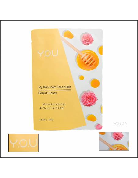 Masker Wajah Rose & Honey YOU