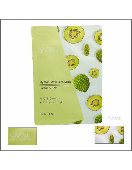 Masker Wajah Cactus & Kiwi YOU