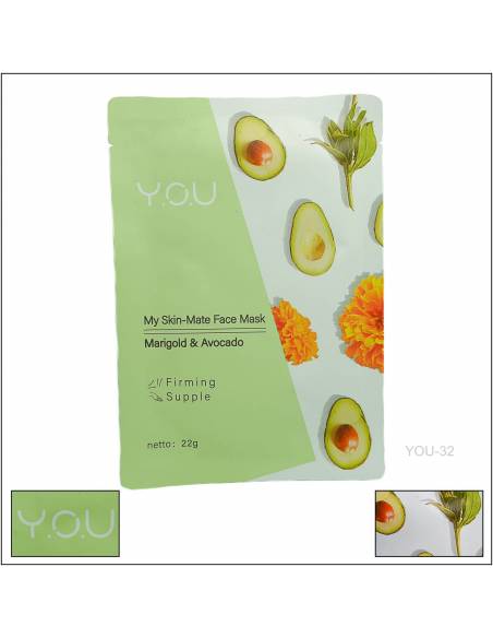 Masker Wajah Marigold & Avocado YOU