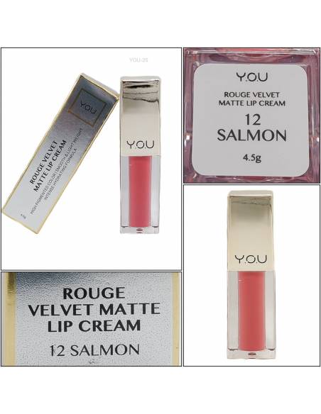 Rouge Velvet Matte Lip Cream 12 Salmon YOU