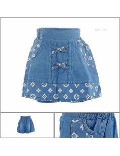 Celana Pendek Jeans Anak Cewek Viely 4-5