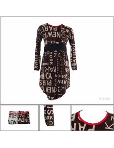 Dress Cewek 7/8 Lengan Panjang Megan All Size