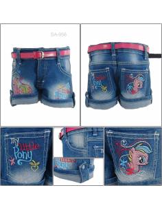 Celana Pendek Jeans Anak Cewek Pinky 2-6