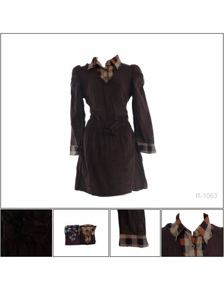 Dress Cewek Lengan Panjang Artha Esthuary All Size