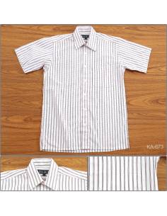 Kemeja Formal Cowok Regular Lengan Pendek Rita-Rici...