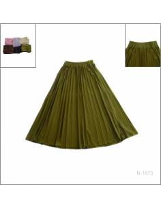 Rok Panjang Plisket/Long Skirt Saya All Size