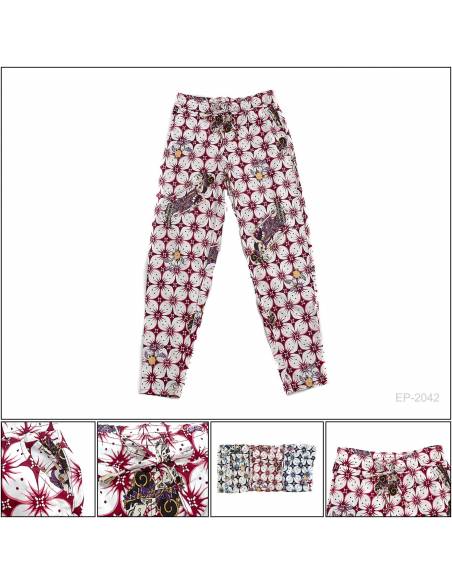 Joger Pants Cotton Cewek Motif Batik Saya XL