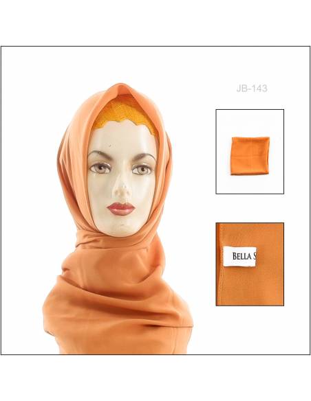 Jilbab Cewek Segi Empat Katun Bella Square