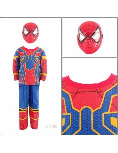 Setelan Kaos Anak Cowok+Topeng Lengan Panjang Design Toon...