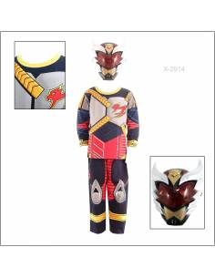 Setelan Kaos Anak Cowok+Topeng Lengan Panjang Design Toon...