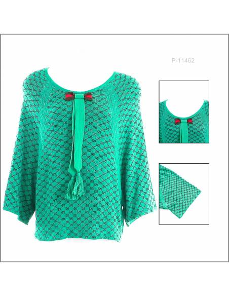 Atasan Kaos Rajut Cewek Lengan Panjang All Size