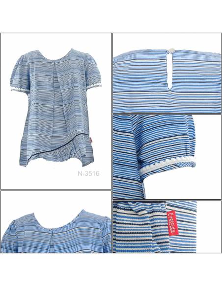 T-shirt/Atasan Anak Cewek Lengan Pendek Cressida 10-14