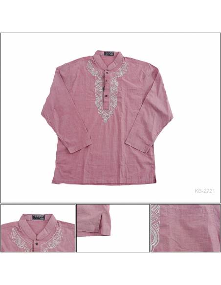 Kemeja Muslim Cowok Lengan Panjang Otista L-XL