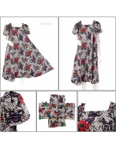 Daster Klok Lengan Serut Lengan Pendek Marisa All Size