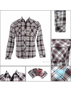 Kemeja Cowok Slim Fit Lengan Panjang Enemy