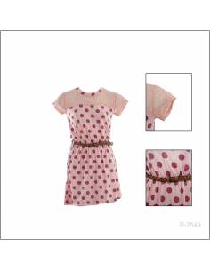 Kaos Oblong Cewek Lengan Pendek + Sabuk Mixit