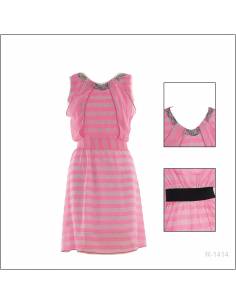 Dress Cewek Tanpa Lengan Satine All Size