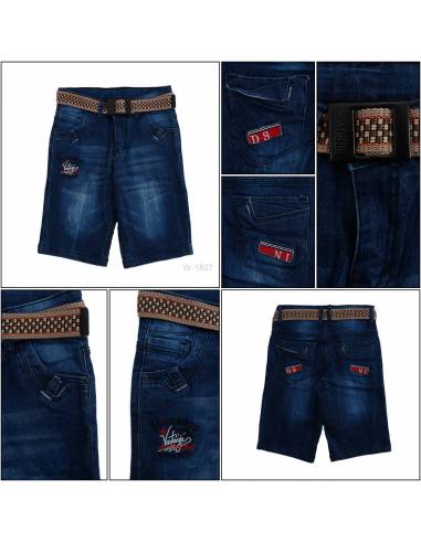 Celana Pendek Jeans Anak Cowok Stretch Audi Kids 10-12